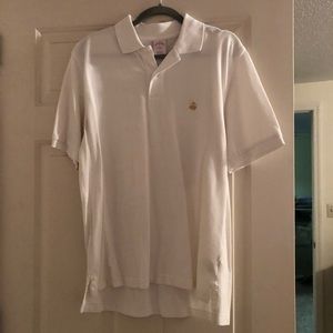 Men’s White Brooks Brother Polo